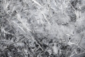 Poster - Closeup of Icy Surface with Detailed Texture