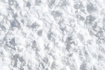 Canvas Print - Seamless White Snow Texture - Top View Photography