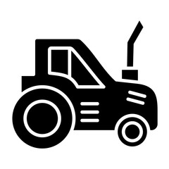 Canvas Print - Tractor Icon