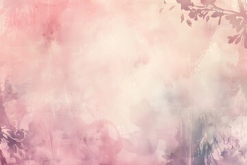 Sticker - Soft Faded Pink Watercolor Background Texture