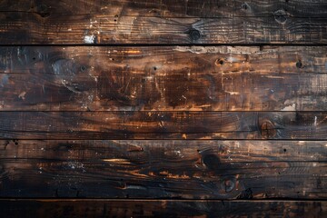 Canvas Print - Rustic Brown Wooden Table Top Texture