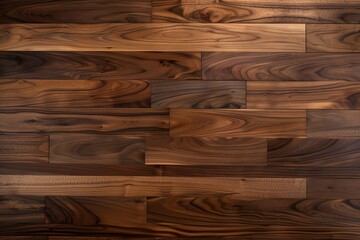 Canvas Print - Walnut Wood Flooring Texture Background