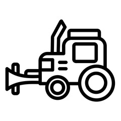 Canvas Print - Hay Cutter Icon