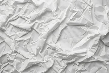 Poster - Abstract White Wrinkled Texture Background