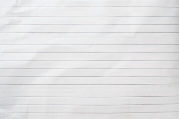 White Lined Paper Background for Note Taking and Doodling