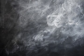 Abstract Chalkboard Texture with White Smoke