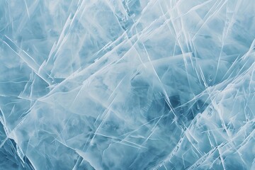 Poster - Abstract Frozen Ripples Light Blue Ice Background