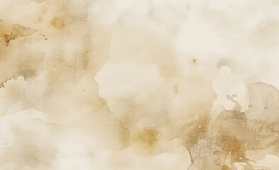 Wall Mural - Beige Watercolor Background Texture