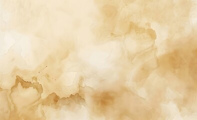 Poster - Vintage Beige Watercolor Background Texture