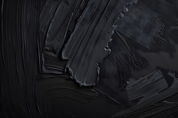 Poster - Abstract Black Brushstroke Texture Background