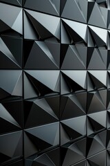 Wall Mural - Black cube wall