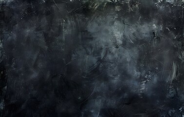 Wall Mural - Dark Grunge Texture Background - Black, Grey, Ink Stains