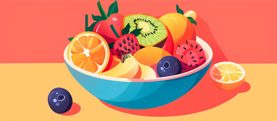 isometric healthy food nutrition concept