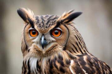 eagle owl, generated by artificial intelligence