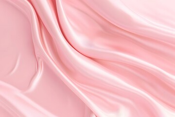 Poster - Soft Pink Silk Fabric Background Texture