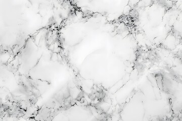 Poster - White Marble Texture Background - High Resolution