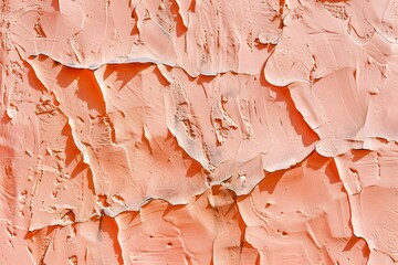 Sticker - Peach Orange Stucco Wall Texture Background