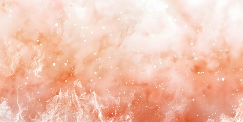 Poster - Abstract Peach Watercolor Background with Soft Light