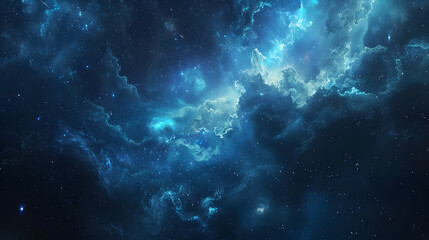 Wall Mural - design a galaxy texture with stars, nebulas, and cosmic swirls in a dark expanse