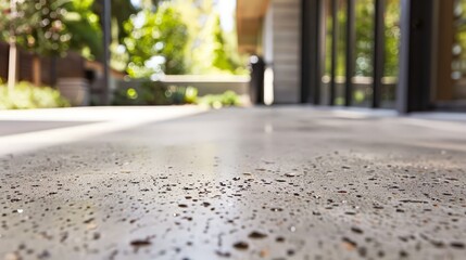 Sticker - Create a texture that captures the rough, uneven surface of concrete, with visible aggregate and slight imperfections that add a raw, industrial feel.