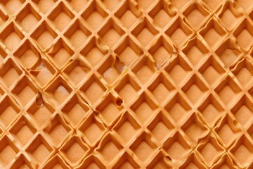 Poster - Seamless Waffle Texture Background Pattern