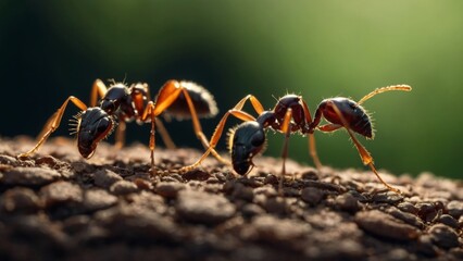 Poster - Carpenter Ants Carving Out Nests Within Wooden Structures