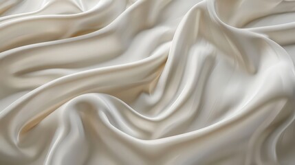 Design a texture inspired by the smooth, flowing surface of silk, with a subtle sheen and gentle folds that suggest softness and fluidity.