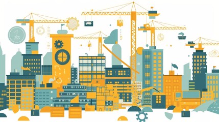 Poster - Design an infographic on construction financing options, including traditional bank loans, bonds, private equity, and crowdfunding platforms, discussing their suitability for different project types 