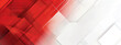© Vector point - abstract red white gradient banner background.