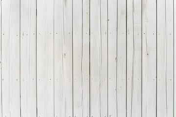 Wall Mural - White Wooden Plank Background Texture