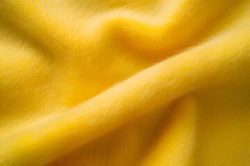 Canvas Print - Soft Yellow Felt Fabric Background Texture