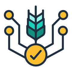 Sticker - Smart Farming Icon