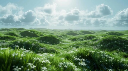 Poster - Grassy Hills