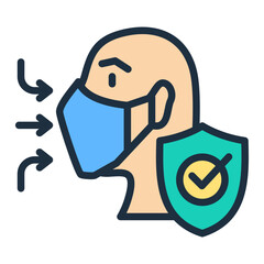 Poster - Respiratory Protection Icon