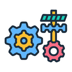 Sticker - Gears Icon