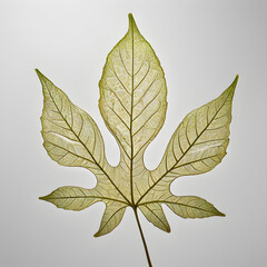 Wall Mural - one leaf