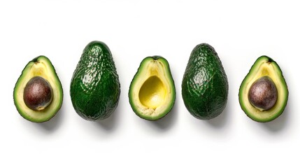 Wall Mural - The Fresh Avocado Halves