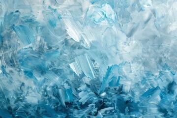 This wide format original background image is in light blue tones of the surface with an ice or stone texture.