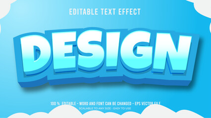 Sticker - design editable text effect