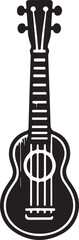 Ukulele silhouette vector illustration