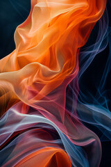 Leinwandbilder - Dynamic abstract shapes that appear to be vibrating, perfect for capturing attention,
