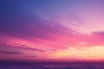 Poster - Soft vector gradient blending from lavender to pale pink, ideal for serene and cohesive banner designs,