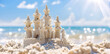 © photo for everything - Fairy tale sand castle on the beach