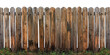 © QuietWord - rural countryside aged wooden plank fence PNG isolated transparent background
