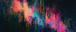 © Mikee - Ultrawide Abstract Dark Background In Style Of Digital Glitch Noise Backdrop Image