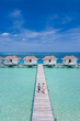 © Song_about_summer - happy couple on honeymoon trip in Maldives, beach holidays travel