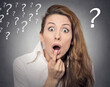 © pathdoc - Surprise astonished confused woman
