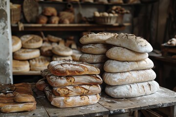 Wall Mural - Artisan Bread Display