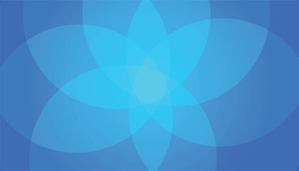 Aufkleber - Abstract blue geometric background. circle effect, abstract illustration. dynamic shapes composition