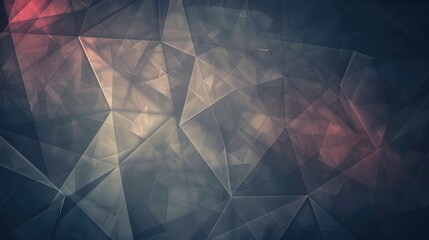 Geometric background featuring triangular shapes for design purposes Vibrant grey digital image with polygons against a dark backdrop